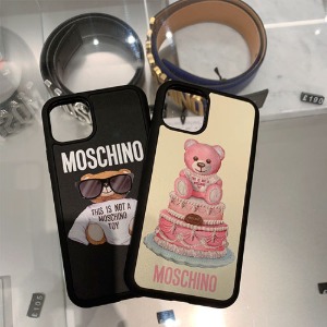모스키노 테디 베어 아이폰 케이스(블랙/핑크/iPhone XI Pro)